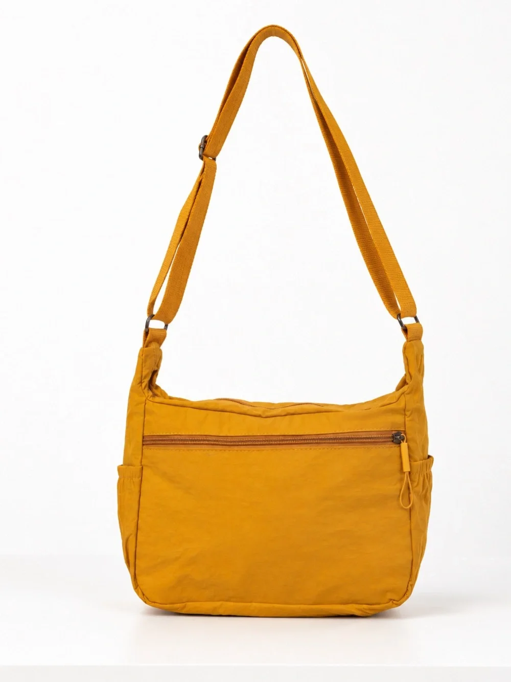 Lisinaer Mustard Shoulder Bag with Multiple Pockets